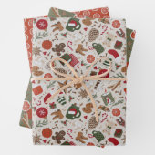 Gemütliche Weihnachten & Gewürze Geschenkpapier Set (Beispiel)