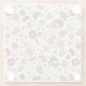 Gemütliche Weihnachten & Gewürze Glasuntersetzer (Rückseite)