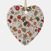 Gemütliche Weihnachten & Gewürze Keramik Ornament (Rechts)