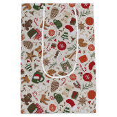 Gemütliche Weihnachten & Gewürze Mittlere Geschenktüte (Rückseite)