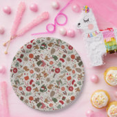 Gemütliche Weihnachten & Gewürze Pappteller (Party)