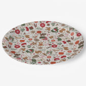 Gemütliche Weihnachten & Gewürze Pappteller (Schrägansicht)