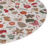 Gemütliche Weihnachten & Gewürze Schneidebrett (Ecke)