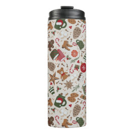 Gemütliche Weihnachten & Gewürze Thermosbecher