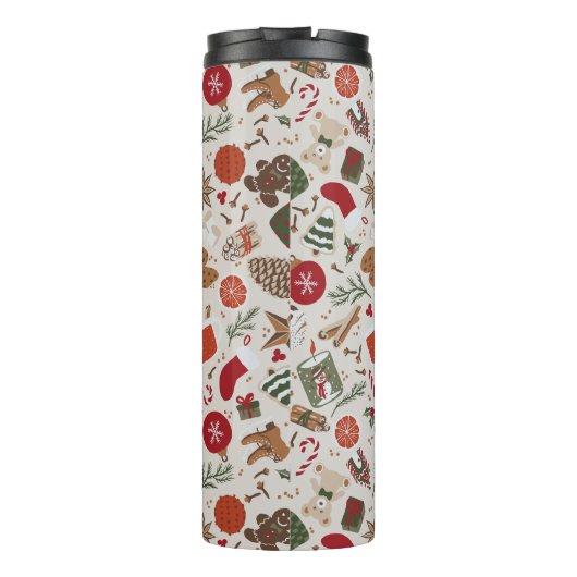 Gemütliche Weihnachten & Gewürze Thermosbecher (Rückseite)