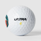 Gemütliche Weihnachten Golfball (Logo)