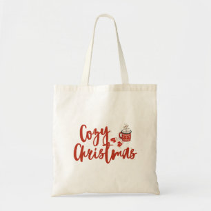Gemütliche Weihnachten: heißes Cocoa & Mittens Des Tragetasche