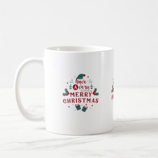 gemütliche Weihnachten Kaffeetasse (Links)
