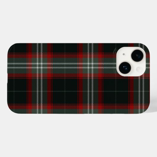 Gemütliche Weihnachten Kariert Case-Mate iPhone Hülle (Rückseite (Horizontal))