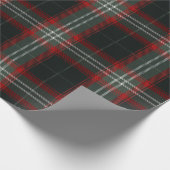 Gemütliche Weihnachten Kariert Geschenkpapier (Ecke)