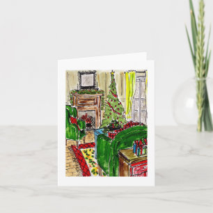 gemütliche Weihnachten Karte