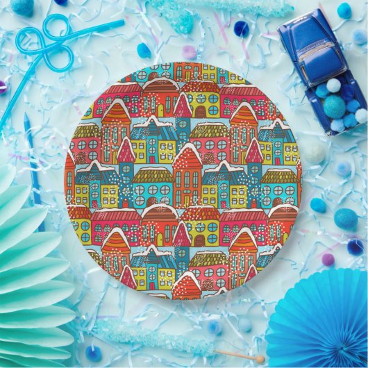 gemütliche Weihnachten Pappteller (Party)