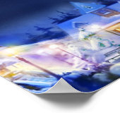 gemütliche Weihnachten Poster (Ecke)