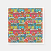 gemütliche Weihnachten Serviette (Vorderseite)