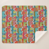 gemütliche Weihnachten Sherpadecke (Vorderseite (Horizontal))