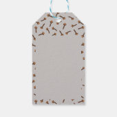 Gemütliche Weihnachten- und Gewürzwolken Geschenkanhänger (Rückseite)