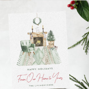 Gemütliche Weihnachten von unserer Zuhause bis zu