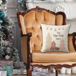 Gemütliche Weihnachten wünscht individualisierbare Kissen