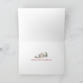 gemütliche Weihnachts-Foto-Grußkarte Feiertagskarte (Innenseite)