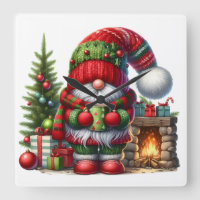 Gemütliche Weihnachts-Gnom-Kunst – Festliche Feier