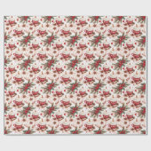 Gemütliche Weihnachts-heiße Cocoa Geschenkpapier (Flach)