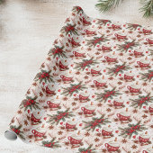 Gemütliche Weihnachts-heiße Cocoa Geschenkpapier