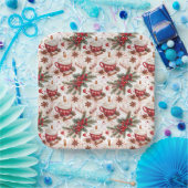 Gemütliche Weihnachts-heiße Cocoa Pappteller (Party)