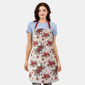 Gemütliche Weihnachts-heiße Cocoa Schürze (Getragen)