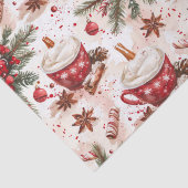 Gemütliche Weihnachts-heiße Cocoa Seidenpapier (Detail)