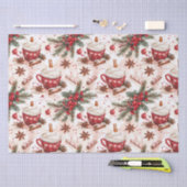 Gemütliche Weihnachts-heiße Cocoa Seidenpapier (Handwerk)