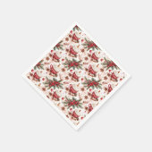 Gemütliche Weihnachts-heiße Cocoa Serviette (Ecke)