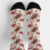 Gemütliche Weihnachts-heiße Cocoa Socken (Oben)