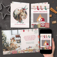 Gemütliche Weihnachts-Zuhause Foto Script-Weihnach