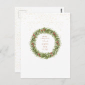 Gemütliche Weihnachtsatmosphäre geklaut Grußkarte Postkarte (Vorne/Hinten)