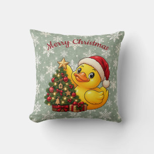 Gemütliche Weihnachtsbaum-Dekoration Enten-Gummien Kissen