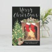 Gemütliche Weihnachtsbaum Kamin Custom Holiday Car (Stehend Vorderseite)