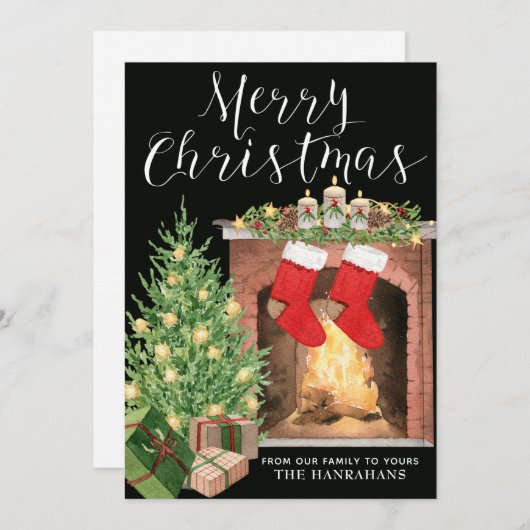 Gemütliche Weihnachtsbaum Kamin Custom Holiday Car (Vorne/Hinten)