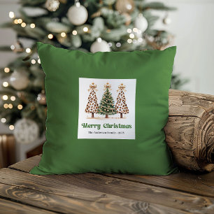 Gemütliche Weihnachtsbäume Minimalistische benutze Kissen