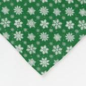 Gemütliche Weihnachtsdecke, Fleece- und Sherpa-Dec Fleecedecke (Ecke)