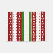 Gemütliche Weihnachtsdecke, kleine 30" x 40" Fleecedecke (Vorderseite (Horizontal))