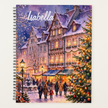 Gemütliche Weihnachtsdorflichter - Benutzerdefinie