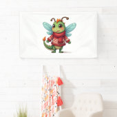 Gemütliche Weihnachtsdrachenfliege Banner (Insitu)