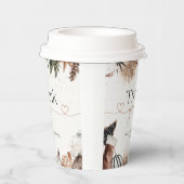 Gemütliche Weihnachtsdusche Papiertasse Pappbecher (Rechts)