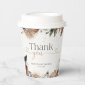 Gemütliche Weihnachtsdusche Papiertasse Pappbecher (Vorderseite)