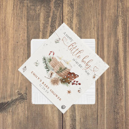 Gemütliche Weihnachtsdusche Party Napkins Serviette