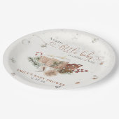 Gemütliche Weihnachtsdusche Teller (Schrägansicht)