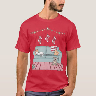 Gemütliche Weihnachtsfamilie T-Shirt
