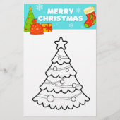 Gemütliche Weihnachtsfarbenseite Flyer (Vorne)