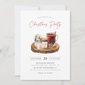 Gemütliche Weihnachtsfeier Einladung (Vorderseite)