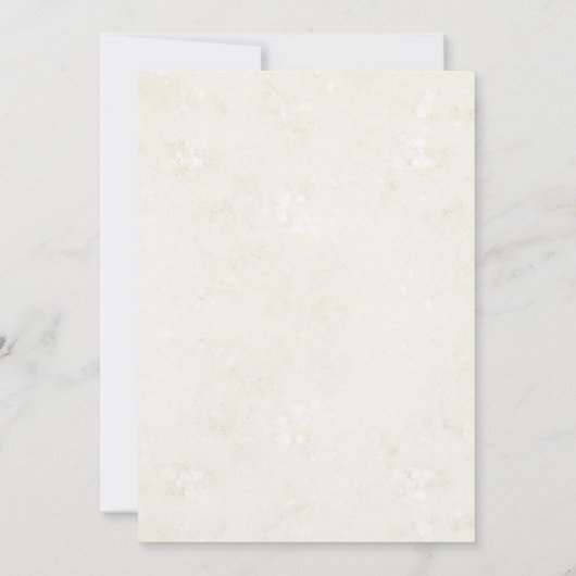 Gemütliche Weihnachtsfeier Einladung (Rückseite)